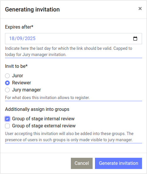 Review allocation
